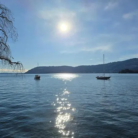 Apartment By Lake Maggiore With Pool, Cleaning Included Lägenhet *